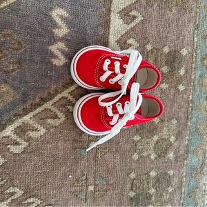 Baby red Vans